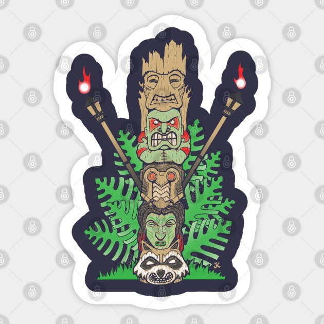 Ooga Chaka Sticker by JMKohrs